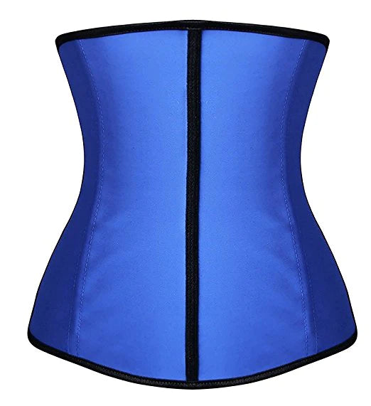 Blue Latex Waist Trainer