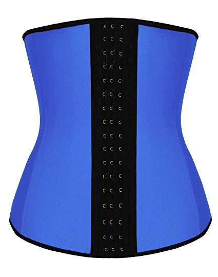 Blue Latex Waist Trainer