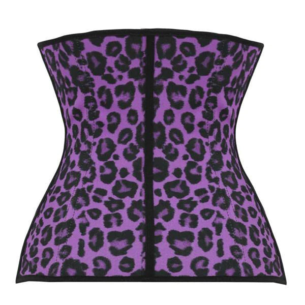 Cheetah Purple Latex Waist Trainer