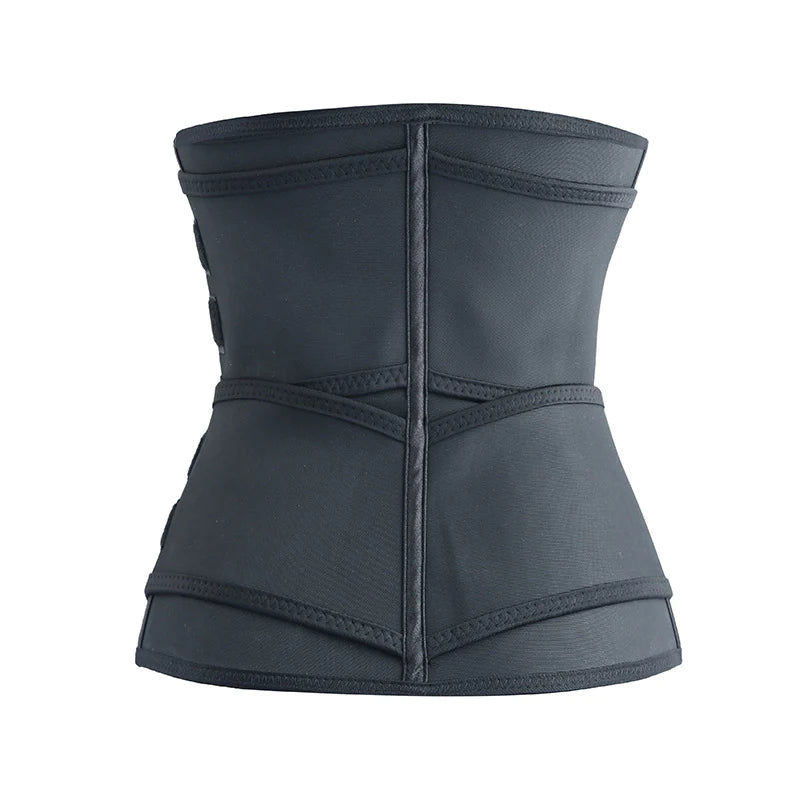 Black double band waist trainer
